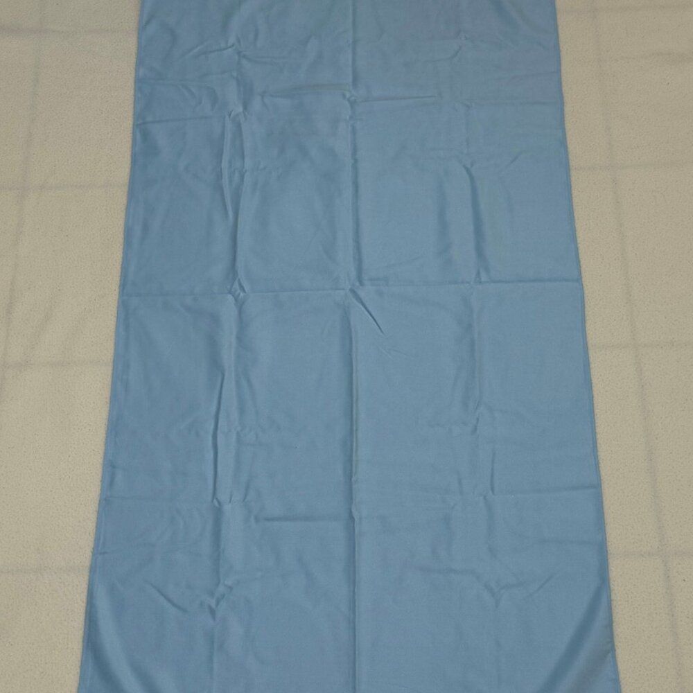 Microfiber Suede Sports Towel Quick Drying - Light Blue -51" x 28" Made In Korea